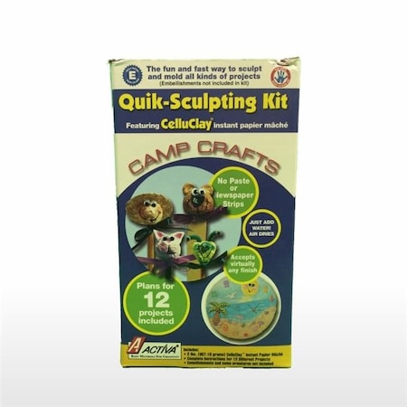 Celluclay CelluClay 3600 Activa Quik Sculpt Starter Paper Mache Kit 3600